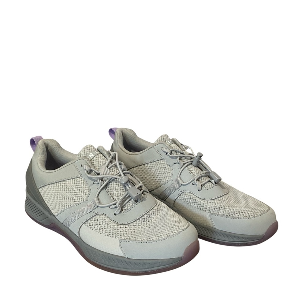 Vionic Sample Sneakers Womens 8 Gray Walking Comfort Orthotic Support Shoes
